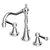 Agora Classic Basin Mixer With Metal Lever Handles-0