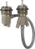 Concealed Part For 2-Hole Rim-Mounted Thermostatic Bath Mixer
