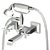 Bellagio Exposed Bath / Shower Mixer With Cross Handle