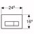 Delta 50 Flush Plate For Dual Flush-5