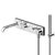 Pan Built-In Single Lever Bath / Shower Mixer