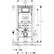 Duofix Frame For Wall-Hung WC 112 cm, Sigma Concealed Cistern 12 cm, Wall Anchoring & Connection Bend-2