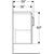 Geberit Selnova Compact Cabinet For 65cm Washbasin, With Two Doors & Service Space-3