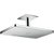 Overhead Shower 460 / 300 2jet With Ceiling Connection 100 mm-0