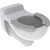 Bambini Wall-Hung WC For Children, Washdown, With Seat Pads-1