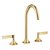 Vaia Three Hole Lever Handle Basin Mixer With Pop-Up Waste-3
