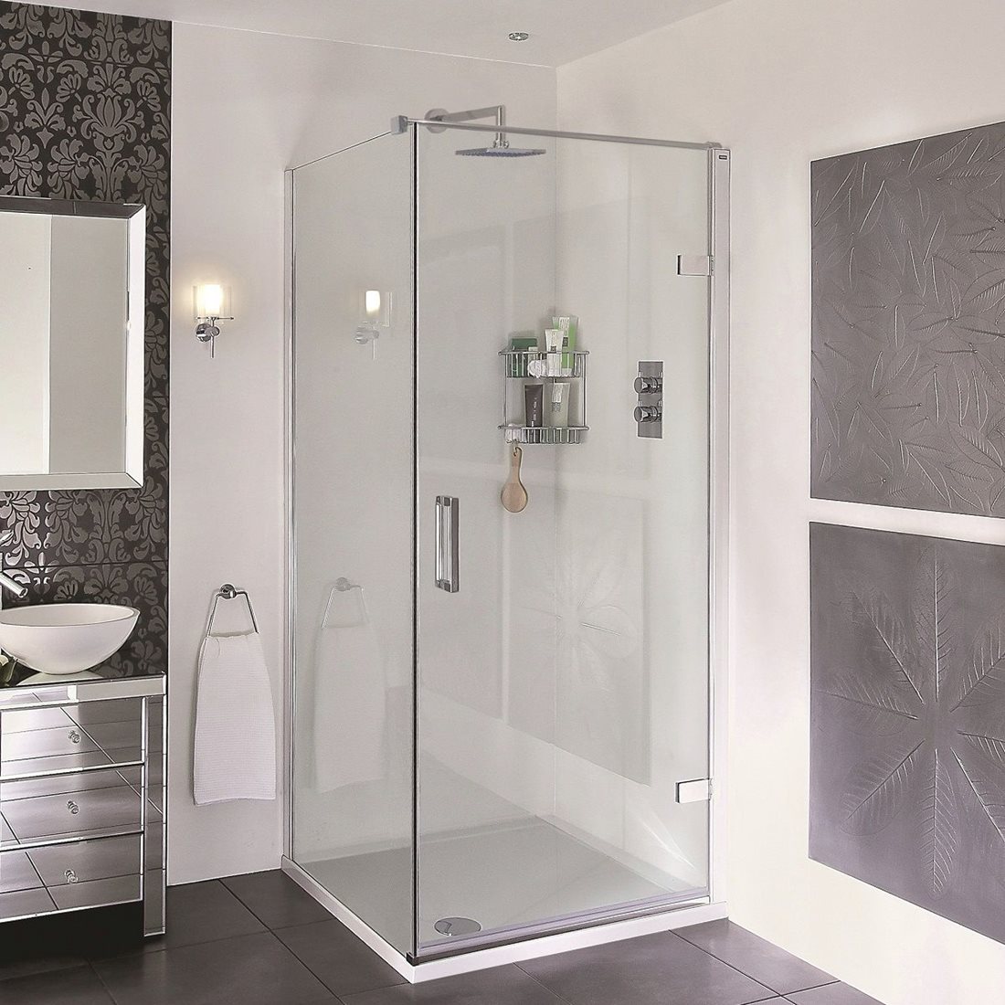 Spectra Sp456 Hinged Door Corner Option Aqata Showers Walton