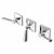 Bellagio 3 Hole Built-In Bath / Shower Mixer With 2 Way Diverter-0