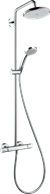 Croma 220 Air 1jet Showerpipe With Swiveling Shower Arm-0
