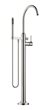 Vaia Single Lever Basin Mixer Free Standing With Stand Pipe And Hand Shower Set-1