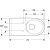 Geberit Selnova Comfort Wall-Hung WC, Washdown, Large Projection, Semi-Shrouded, Rimfree-1