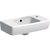 Geberit Selnova Square Compact 45cm Handrinse Basin, Small Projection, with Shelf Surface