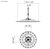 Rain Shower For Ceiling Installation With Light 300 mm-6