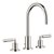 Tara Three-Hole Basin Mixer With Pop Up Waste-2