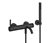 Meta Single-Lever Bath Mixer For Wall-Mounting With Hand Shower Set-2