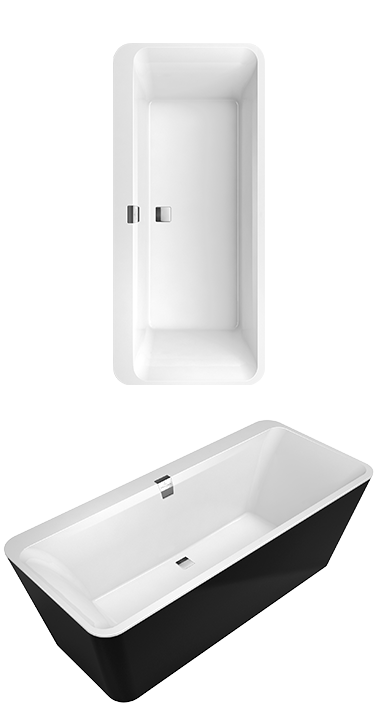 Squaro Edge 12 Duo Freestanding Quaryl® - Villeroy & Boch - Baths | Walton Bathrooms