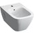 Geberit Selnova Square Wall-Hung Bidet, Semi-Shrouded