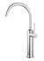 Vaia Single Lever Basin Mixer With Raised Base - 201 mm Projection-0