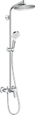 Crometta S 240 1Jet Showerpipe Single Lever Mixer-0