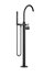 Meta Single-Lever Bath Mixer For Free-Standing Assembly With Stand Pipe With Hand Shower Set-2