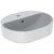 VariForm Lay-On Elliptic Washbasin With Tap Hole Bench