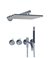 2441DT8-051 One Handle Wall Mounted Shower Mixer