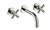 Tara Wall Mounted Basin Mixer 160 mm-2