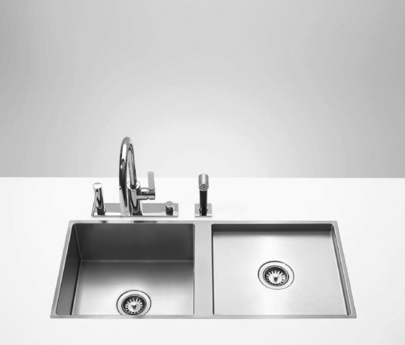 Double Kitchen Sink Depth 200 Mm 40 Mm