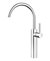 Meta Single-Lever Basin Mixer With Raised Base Without Pop-Up Waste