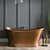 Antique Copper Boat Bath-0