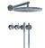 One Handle Build-In Wall Mounted Mixer Shower-0