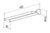 Tara Towel Bar, Non Swivel, Two Parts-6