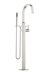 MEM Single-Lever Bath Mixer With Stand Pipe For Free-Standing Assembly With Hand Shower Set-1