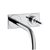 Uno Single Lever Basin Mixer With Back Plate - Wall-Mounted-0