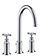 Montreux 3-Hole Basin Mixer 180 With Pop-Up Waste-0