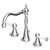 Agora Classic Basin Mixer With Ceramic Lever Handles