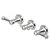 Agora Classic Bath/Shower Mixer With Metal Lever Handles-0