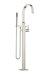 MEM Single-Lever Bath Mixer With Stand Pipe For Free-Standing Assembly With Hand Shower Set-2