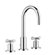 Tara Three-Hole Basin Mixer With Pop Up Waste