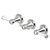 Agora Classic Bath/Shower Mixer With Ceramic Lever Handles-0