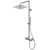 Shower - Thermostatic Shower Column With Square Shower Head-0