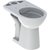 Geberit Selnova Comfort Floor-Standing WC for Close-Coupled Exposed Cistern, Rimfree