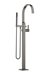 MEM Single-Lever Bath Mixer With Stand Pipe For Free-Standing Assembly With Hand Shower Set-4