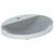 VariForm Countertop Oval Washbasin With Tap Hole Bench-5