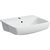 Geberit Selnova Square 55cm Semi-Recessed Washbasin