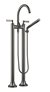 Vaia Two-Hole Lever Handle Bath Mixer Free Standing Assembly-4