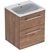 Geberit Selnova Square Set, 55cm Slim Basin & Two Drawer Vanity Unit-2