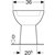 Geberit Selnova Floor-Standing WC for Close-Coupled Exposed Cistern, Washdown, Vertical Outlet-2