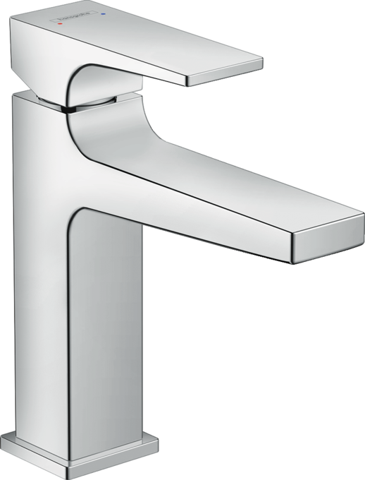 Metropol Single Lever Basin Mixer 110 With Lever Handle & Push 