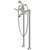 Agora Classic Bath/Shower Mixer Freestanding With Metal Lever Handles-0